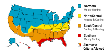 Energy Star Climate Map